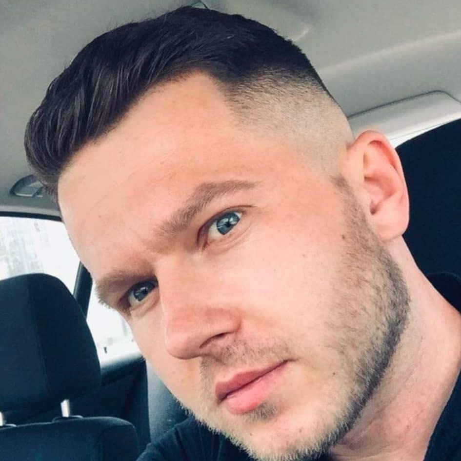 Łukasz — barber w Sigma Barbershop
